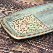 Load image into Gallery viewer, Tray - Piccolo Blue / Vines / Small
