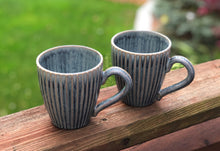 Load image into Gallery viewer, Mug - Fluted - Denim