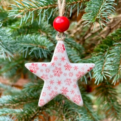 Christmas Ornament - Star (snowflakes)