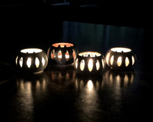 Load image into Gallery viewer, Tealight Candle Votives - Black &amp; Copper
