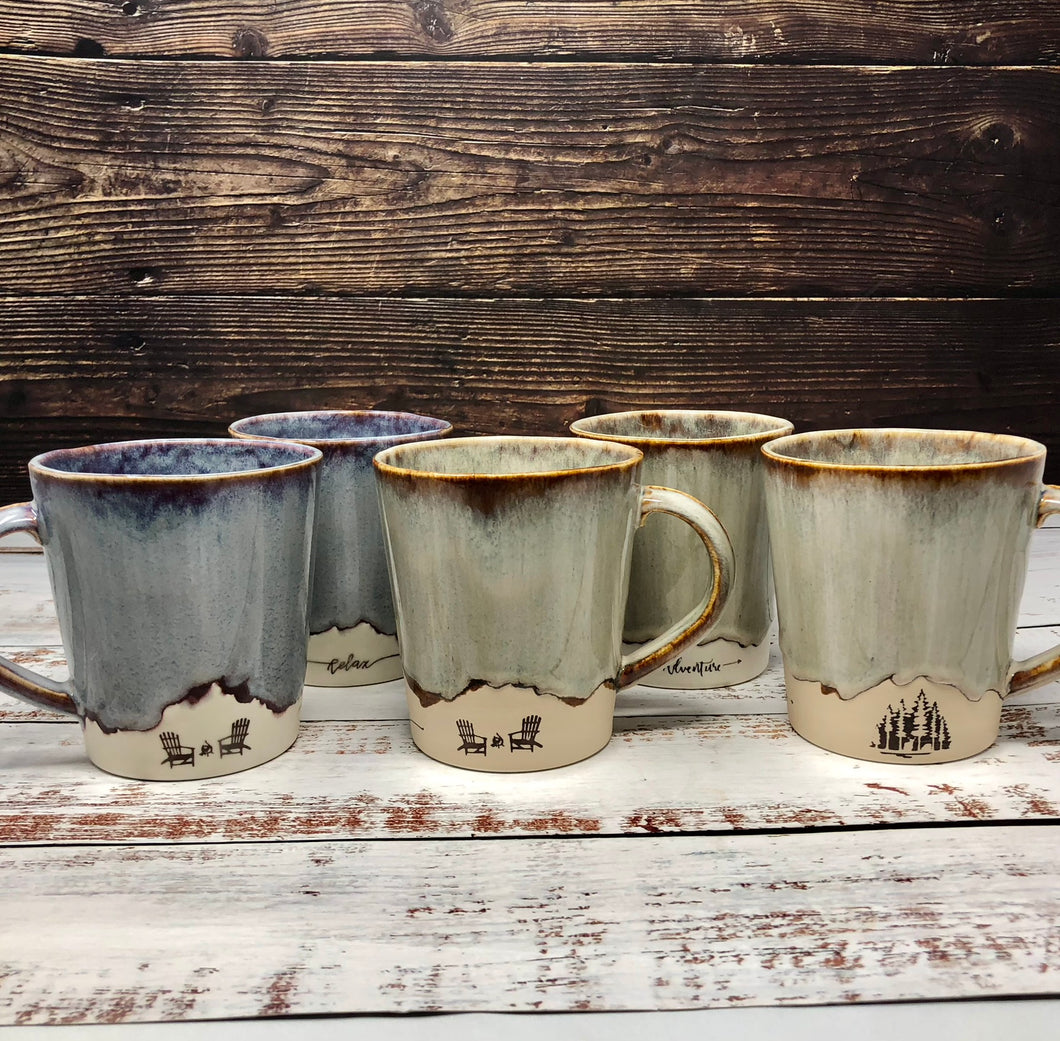REDUCED; Woodland Collection Mugs